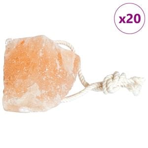 vidaXL Solne lickske kamenčke Roza Kamena sol