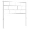vidaXL Kovinsko nadomestno vzglavje belo 90 cm
