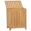 vidaXL Ko&scaron; za perilo 50x35x60 cm trdna tikovina