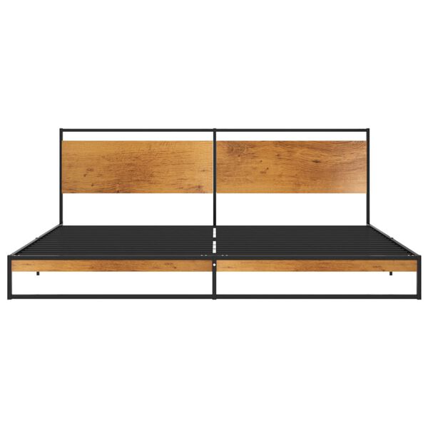 vidaXL Posteljni okvir kovinski 200x200 cm