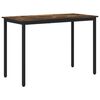 vidaXL Jedilne mize 110 x 55 x 75 cm Inženirski les Dimljen hrast