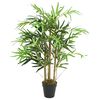 vidaXL Umetno bambusovo drevo 500 listov 80 cm zeleno