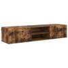 vidaXL Lesena omara Dimljeni oreh 150 x 39 x 30 cm Konstruiran les