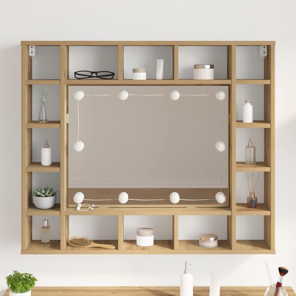 vidaXL Ogledalni luči 12 pcs Bela 4.5 x 4.5 x 4.8 cm Plastika