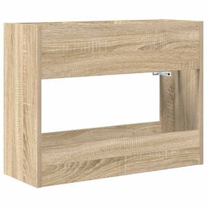 vidaXL Stojalo za dežnik Sonoma hrast 65 x 24 x 50 cm Inženirski les