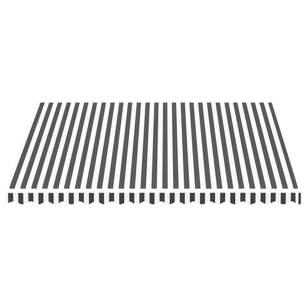 vidaXL Nadomestno blago za tendo antracitno in belo 4x3,5 m