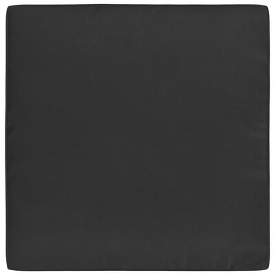 vidaXL Talna blazina za paleto 60x61,5x6 cm črno blago