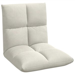 vidaXL Tlorisni stol krema 50 x 61 x 57 cm Žamet