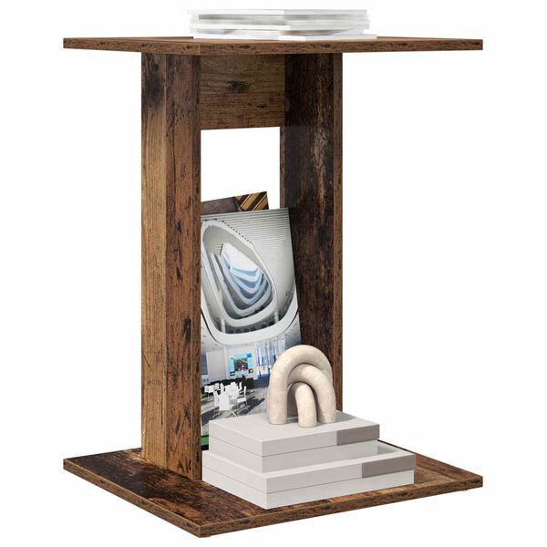 vidaXL Stranska miza Star les 45 x 40 x 62,5 cm Konstruiran les