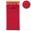 vidaXL Rjuhe 2 kosa poliestrski flis 100x200 cm bordo rdeče