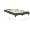 vidaXL Posteljni okvir boxspring sivo blago 120x200 cm
