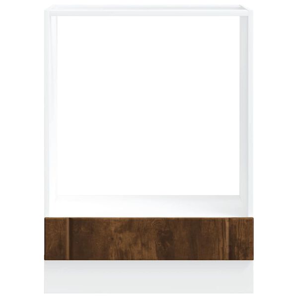 vidaXL Omarica za pečico Lucca dimljen hrast inženirski les