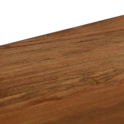 vidaXL Jedilna klop iz trdnega akacijevega lesa in jekla 160x40x45 cm
