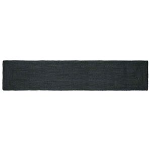 vidaXL Preproga za območje Temno siva 60 x 400 cm Juta