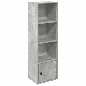 vidaXL Knjižna omara betonsko siva 31x24x102 cm inženirski les