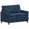 vidaXL Kavč Temno modra 126 x 81 x 87,5 cm Poliester