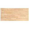 vidaXL Kuhinjska delovna plo&scaron;ča 140x63,5x2,7 cm trdna hrastovina