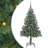 vidaXL Božično drevo Zelena 150 cm PVC