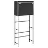 vidaXL 2-nadstropni regal za nad pralni stroj črn 71x29,5x170,5 cm