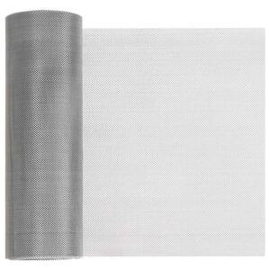 vidaXL Mrežna zaslona 20 x 500 cm 30 Mesh Inox 201 Srebrna