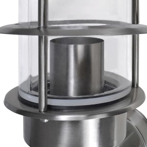 Stenska lučka za verando iz nerjavečega jekla s senzorjem gibanja