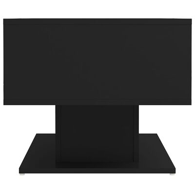 vidaXL Klubska mizica črna 103,5x50x44,5 cm iverna plošča