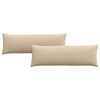 vidaXL Blazine za kavč 2 pcs krema 120 x 40 cm blago