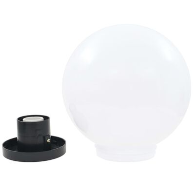 vidaXL LED okrogle svetilke 2 kosa krogla 25 cm PMMA