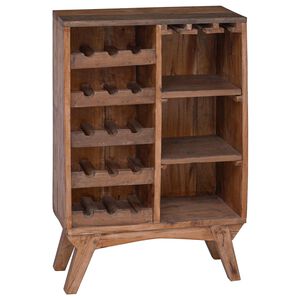 vidaXL Stojalo Rjava 60 x 30 x 90 cm Trdna obnovljena les