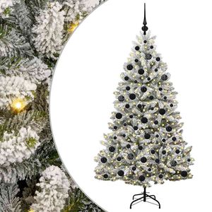 vidaXL Umestno božično drevo 180 cm 300 LED Toplo bela PVC in jeklo