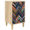 vidaXL Nočna omarica OMMEN Sonoma hrast 36 x 33 x 60 cm Inženirski les