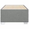 vidaXL Posteljni okvir brez vzmetnice svetlo siv 90x200 cm blago