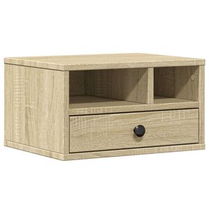 vidaXL Stojalo za tiskalnik sonoma hrast 40x32x22,5 cm inženirski les
