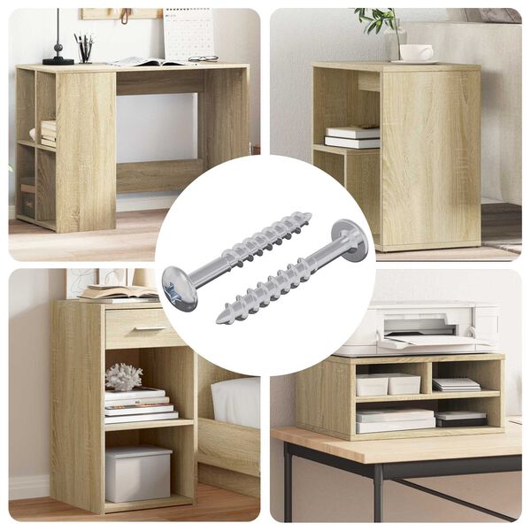 vidaXL Vijak 2 pcs srebrna 9,8 x 35 mm elezo