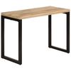 vidaXL Jedilna miza 110x50x76 cm trden mangov les