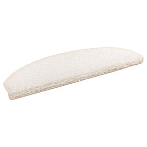 vidaXL Samolepilni stopni&scaron;čni tepihi 15 kos 80 x 24,5 x 3,5 cm Bela
