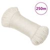 vidaXL Delovna vrv bela 8 mm 250 m polipropilen