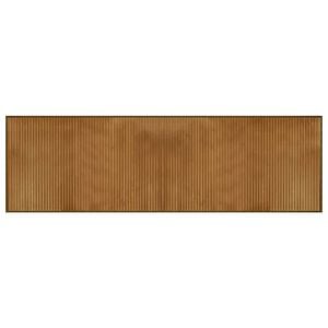vidaXL Preproga pravokotna rjava 60x200 cm bambus