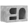 vidaXL TV omarica ELST 60 x 35 x 40 cm Betonsko siva Inženirski les
