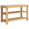 vidaXL Regal za čevlje 3-nadstropen 70x27,5x45 cm bambus