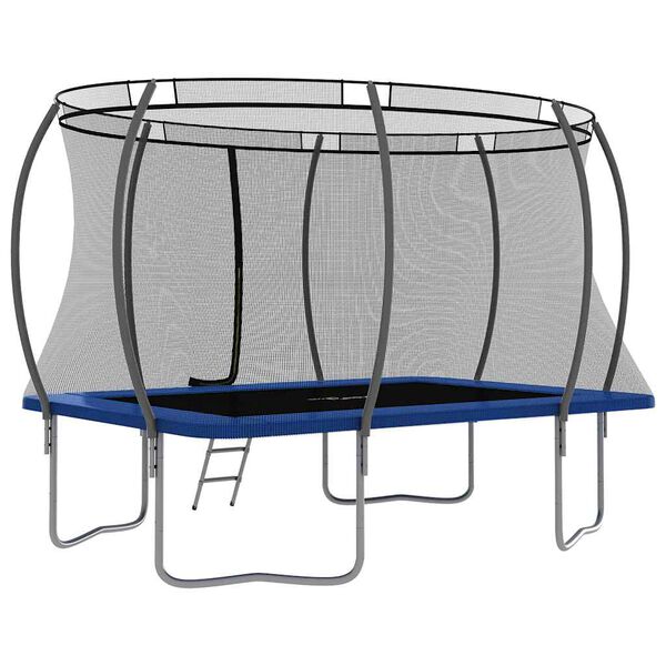 vidaXL Trampolin komplet pravokoten 335x244x90 cm 150 kg