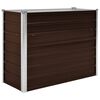 vidaXL Visoka greda rjava 100x40x77 cm pocinkano jeklo