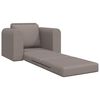 vidaXL Sofa postelja Taupe 98 x 71 x 83 cm blago