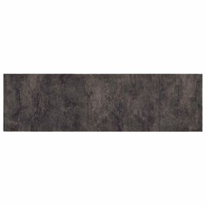 vidaXL Kuhinjska preproga črn beton 150 x 45 cm 100% poliamid Pralna