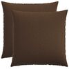 vidaXL Prevleka za blazino 2 kos HEERLEN Rjava 55 x 55 cm Blago