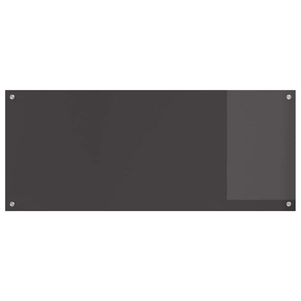 vidaXL Zaščita za kuhinjo 2 pcs Temno siva 120 x 50 cm kaljeno steklo