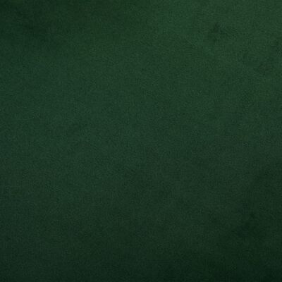 vidaXL Gugalni stol temno zelen žamet