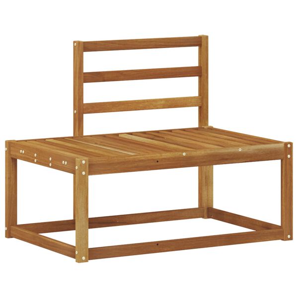 vidaXL Zunanja garnitura za sedenje 2 pcs Naravna 182,5 x 63 x 73 cm