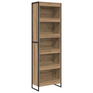 vidaXL Knjigovni omar 60 x 30 x 189,5 cm Inženirski les Oreh