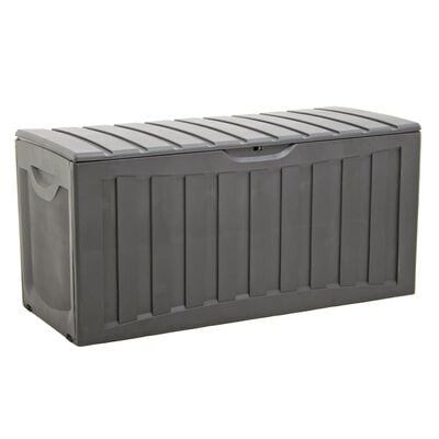 vidaXL Škatla za shranjevanje črna 118x53x57 cm polipropilen